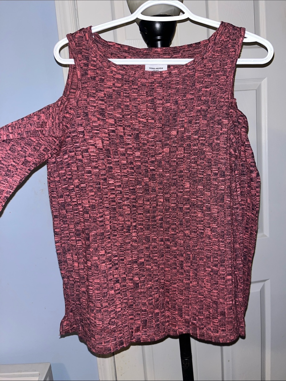 Vero Moda Marled Pink  Long Sleeve Dress